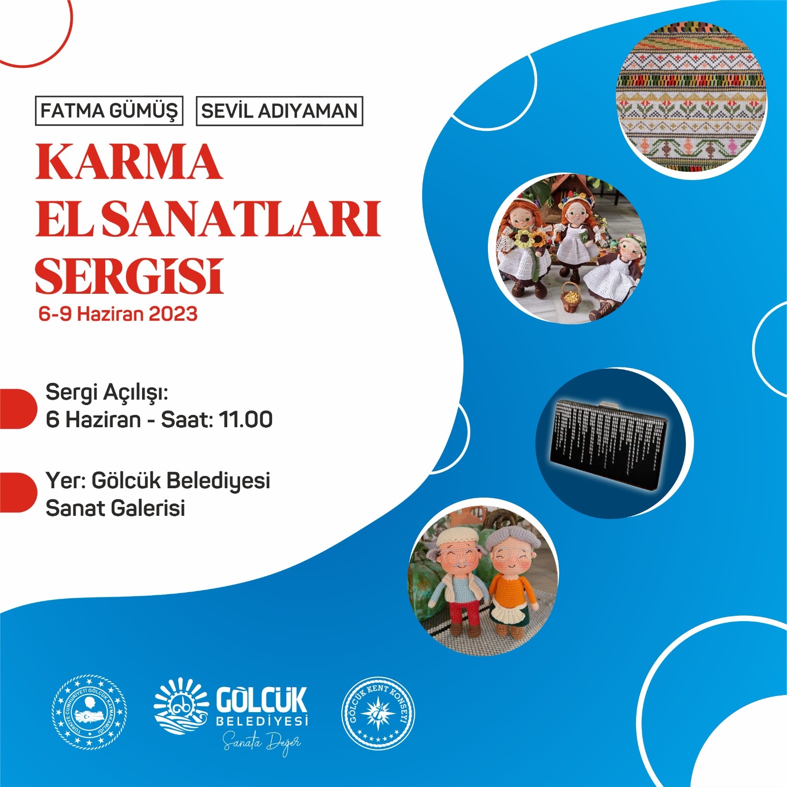 KARMA EL SANATLARI SERGS 6-9 HAZRANDA SANAT GALERSNDE