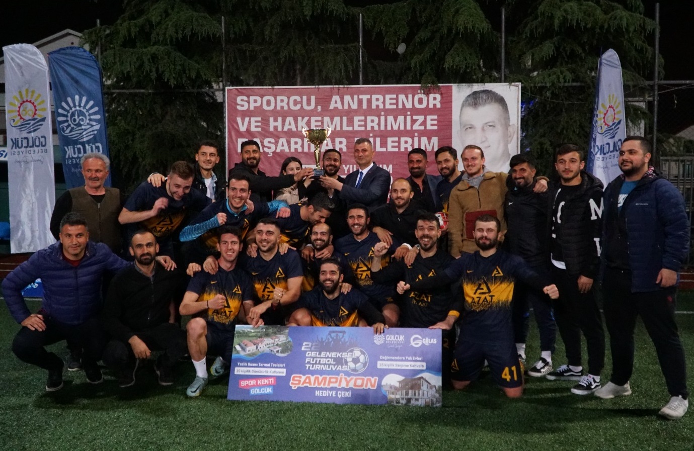 GLCK BELEDYES 22.GELENEKSEL FUTBOL TURNUVASI AMPYONU AZAT NAAT