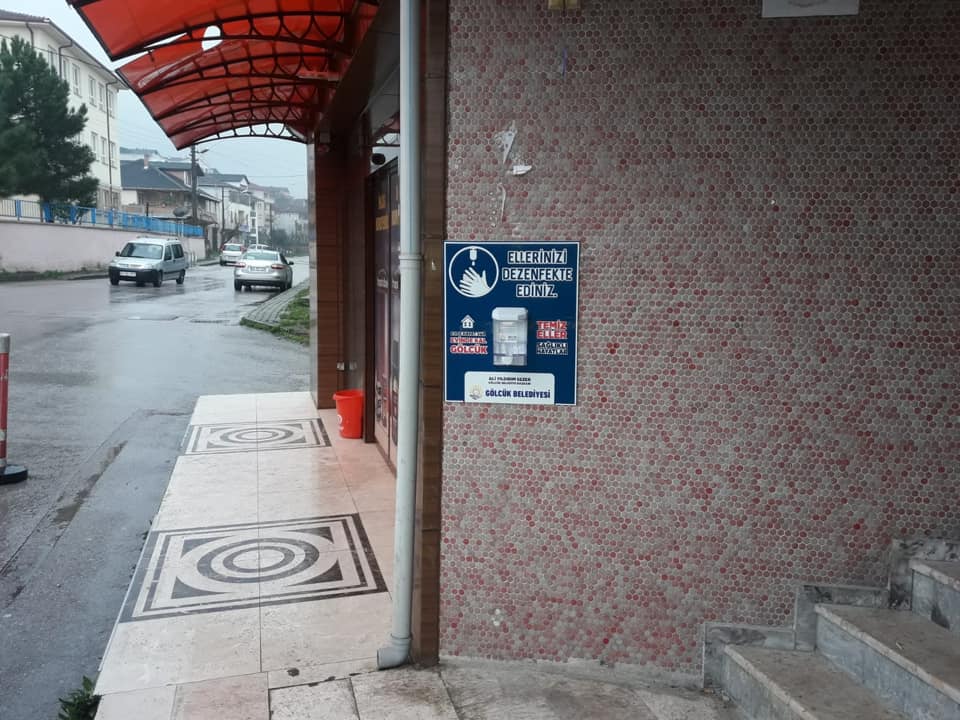 Glckte 108 Ayr Noktaya Dezenfektanlar Konuldu