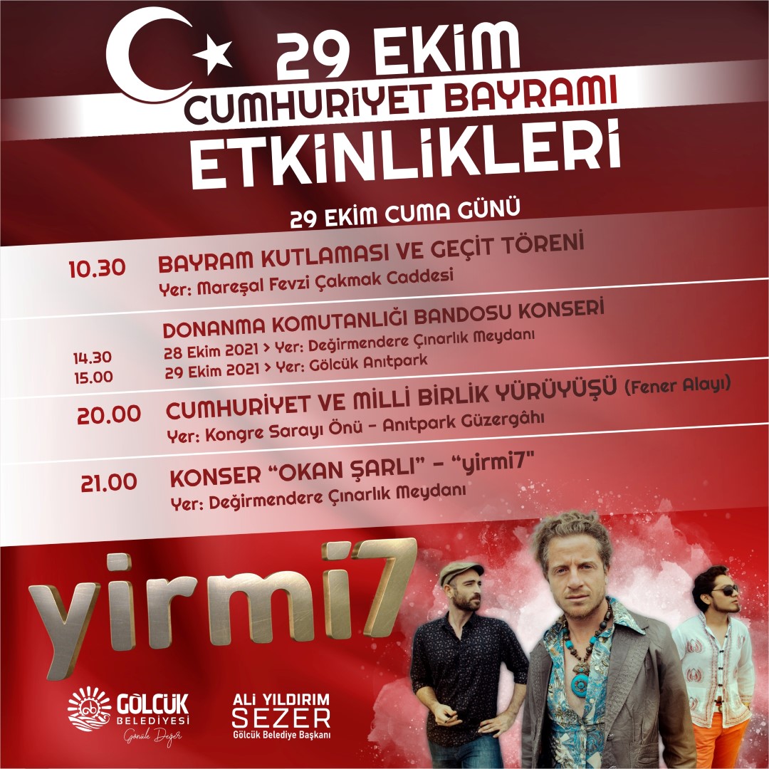 GLCKTE CUMHURYET BAYRAMI BROK ETKNLK LE KUTLANACAK